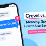 Crews vs. Cruise: Meaning, Spelling, and How to Use Each Correctly