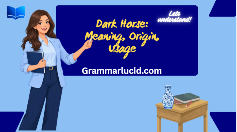 Dark Horse: Meaning, Origin, and Examples
